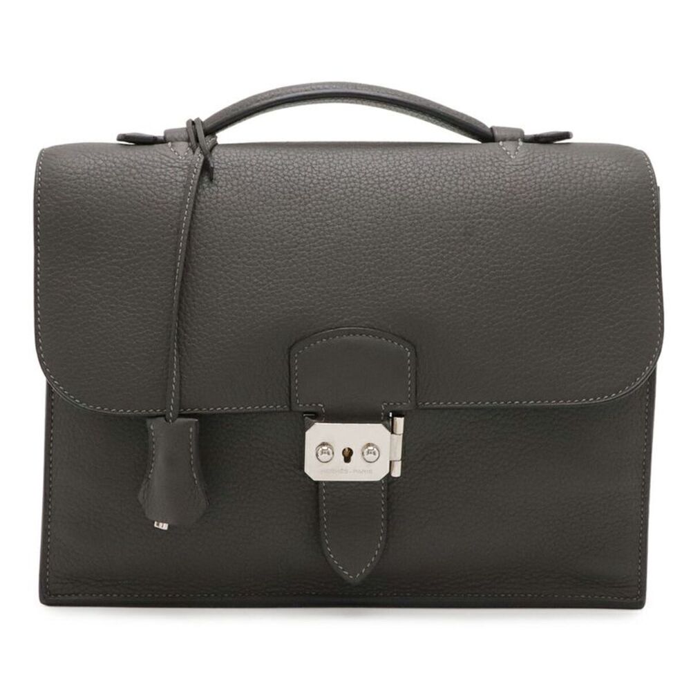 Hermes Togo Sac a Depeche 27 Briefcase